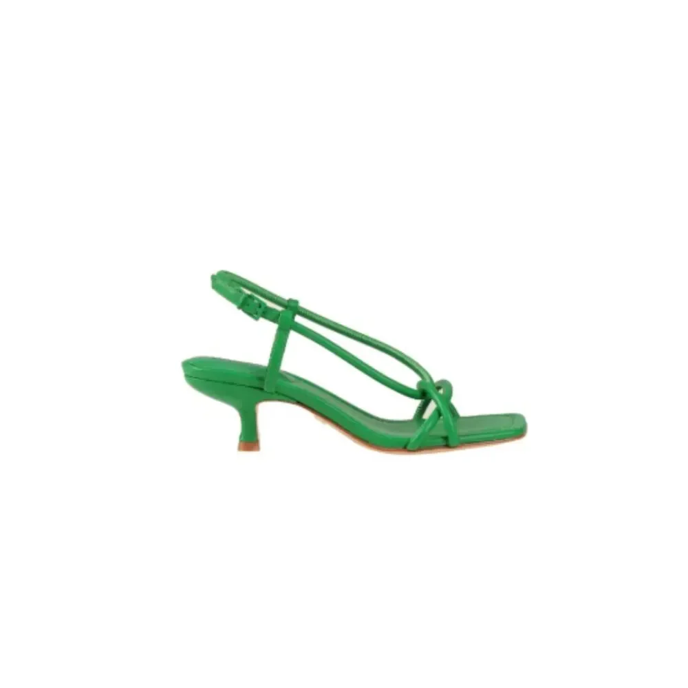 Lola Cruz Sivi Sandal Heel Pumps Green Size EU 39 US 8